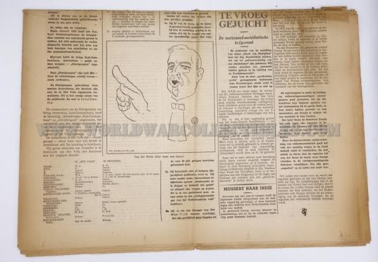 Dutch NSB Newspaper "Volk en Vaderland"