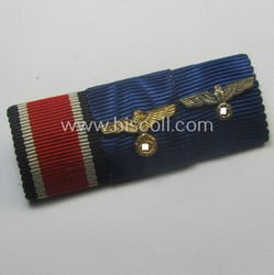 3-pieced, WWII- (ie. TR-) period ribbon-bar (ie. 'Feld-...