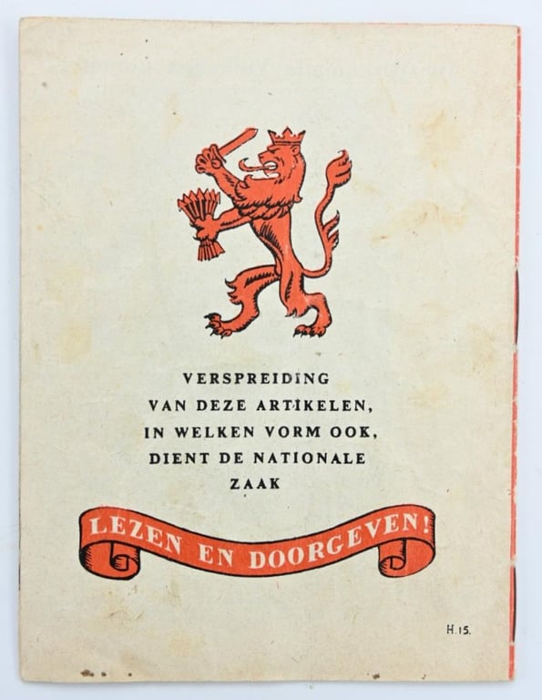 British RAF WW2 Droppingsbooklet 'Knickerbocker Weekly'