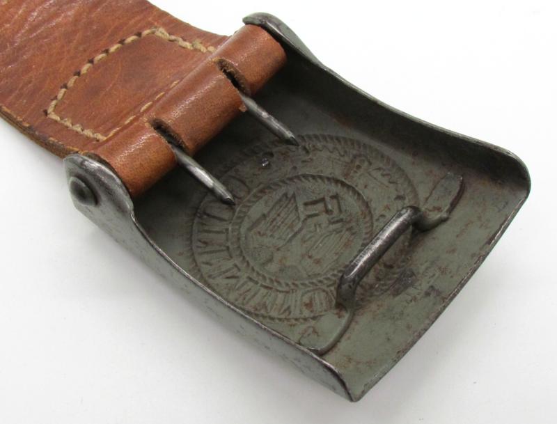 Wehrmacht (Heer) steel buckle by JFS 1942