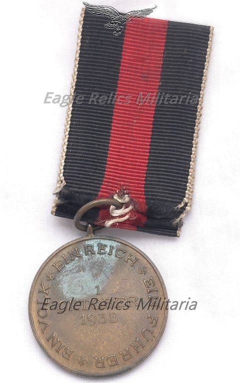 Sudetenland Medal  - Die Medaille zur Erinnerung an den 1. Oktober 1938,