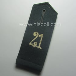 Single, WH (Heeres) EM-type 'cyphered' shoulderstrap: 'Soldat des...