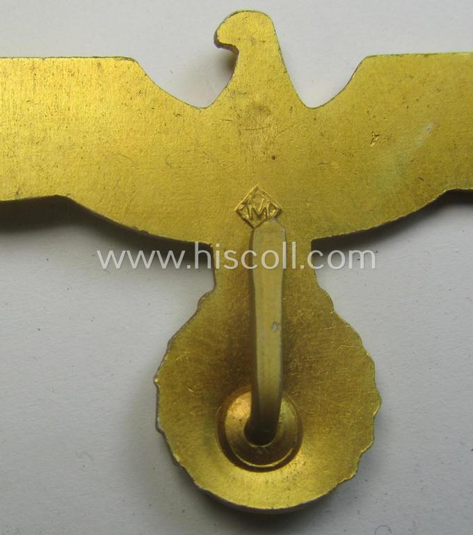 WH (KM) bright-golden-toned, light-weight- (ie. aluminium-) based breast-eagle ('Brustadler')