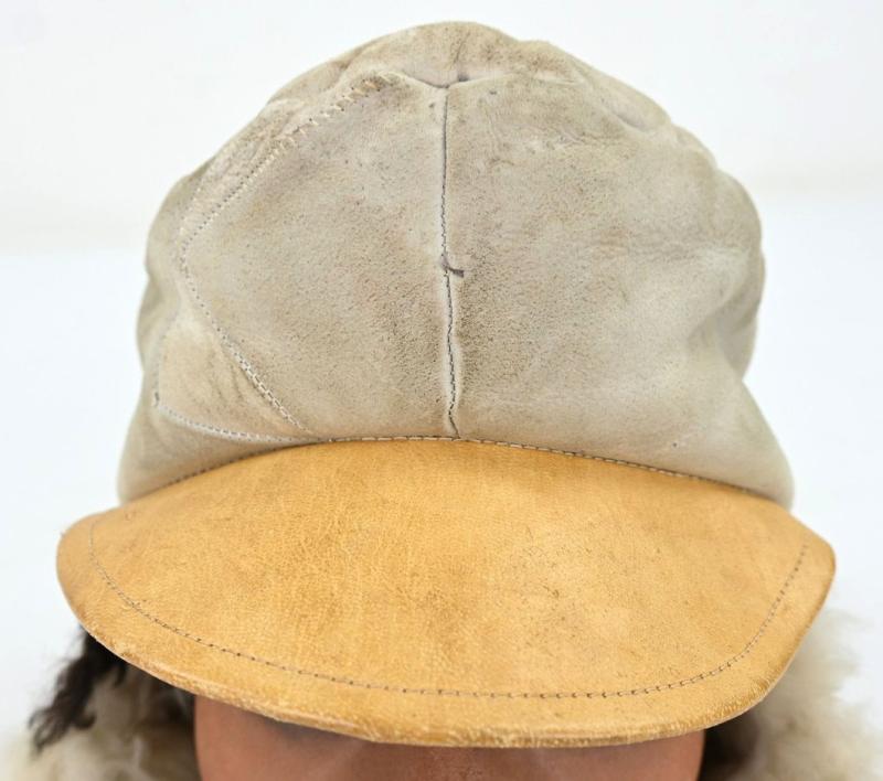 German LW White Winter Fur Cap