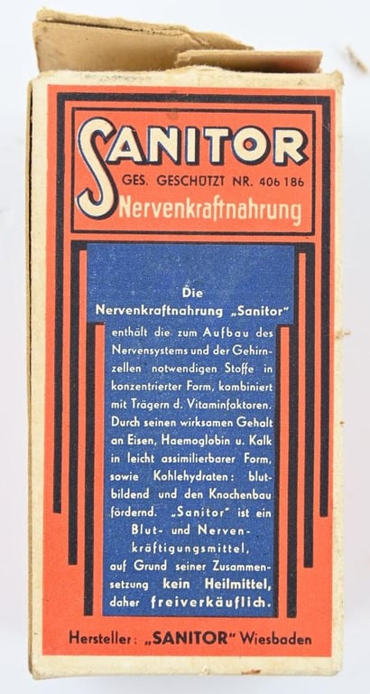 German Third Reich Era Tin Can of 'Sanitor'