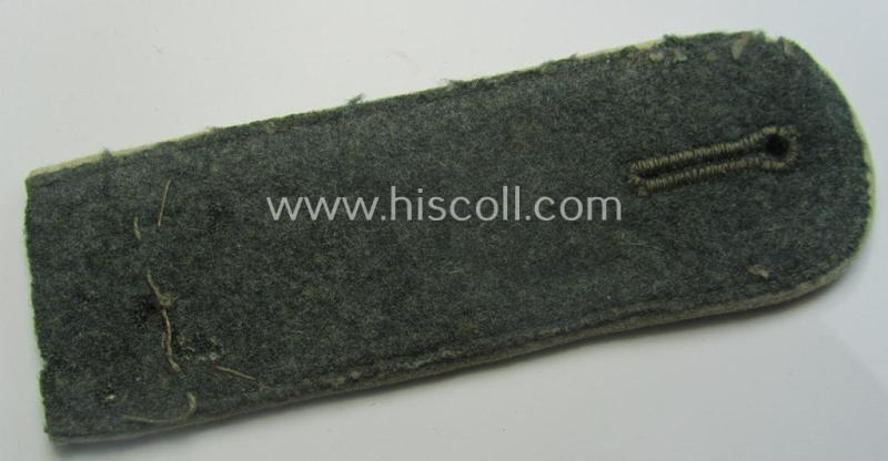 Single example of an early-period (ie. 'M36- o. M40'-pattern and rounded-styled), WH (Heeres) 'cyphered', EM-type shoulderstrap as was intended for a: 'Soldat des Inf.-Maschinengewehr-Abts. 4'