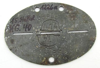 Erkennungsmarke ( EKM ) 15e Staffel van Kampfgeschwader...