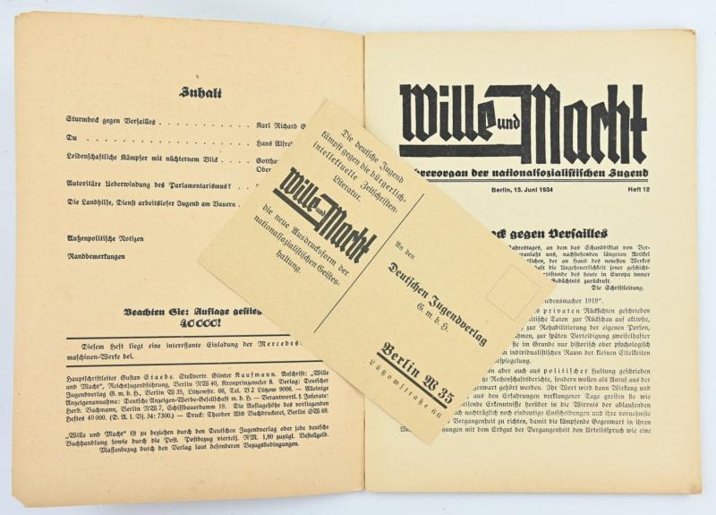 German DJ/HJ Booklet 'Wille und Macht'