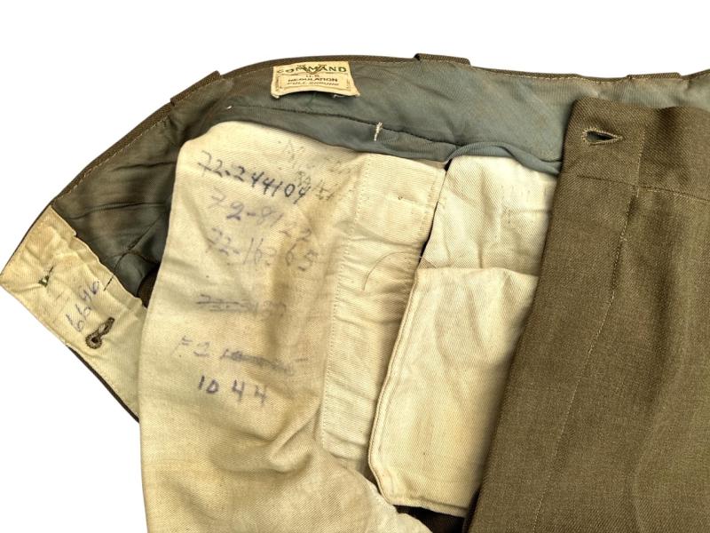 US WWII Wool Serge Trousers