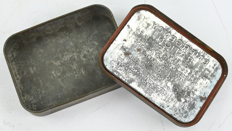 British WW2 Emergency Ration Tin Can