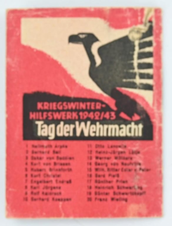 German WHW Pocket Booklet 'Helden der Wehrmacht'