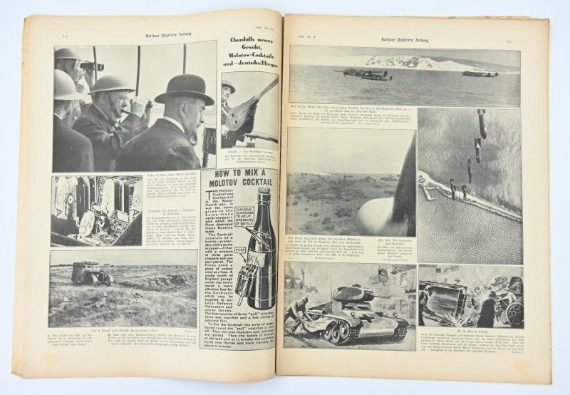German Berliner Illustrierte Zeitung Newspaper 1940