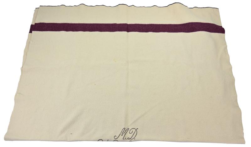 US WW2 Medical Department Wool Blanket 1944
