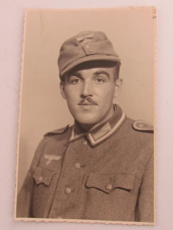 2x Portrait Photo of a Wehrmacht Soldier