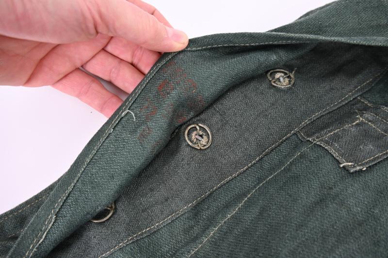 German LW M43 HBT FSJ Combat Tunic