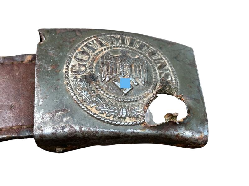 WH (HEER) Battle Damage Belt Buckle