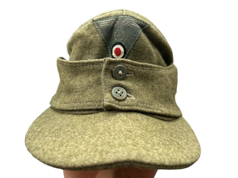 M43 Army (Heer) Field Cap ‘Einheitsfeldmütze’ with RBNr.