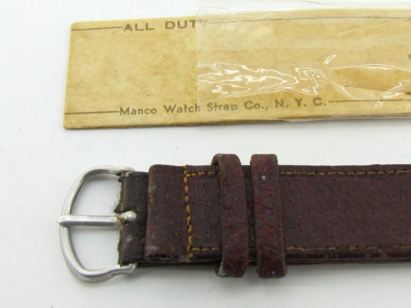 US WWII Leather Wrist Watch Strap