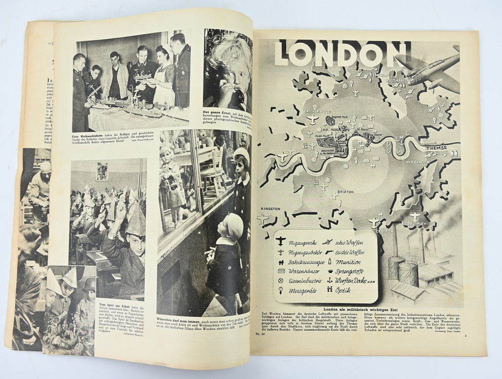 German Third Reich Magazine 'Die Woche' 1943