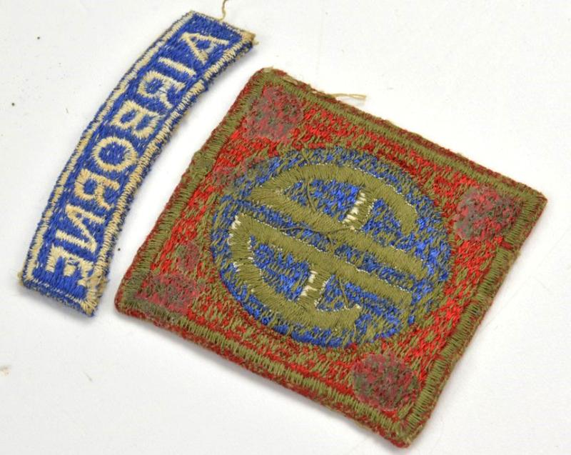 US WW2 82nd Airborne Division SSI Greenback