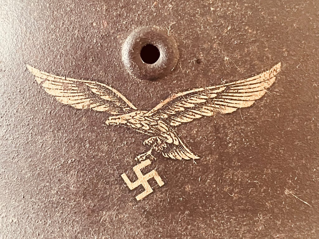 GERMAN WWII LUFTWAFFE SINGLE DECAL NS66 HELMET