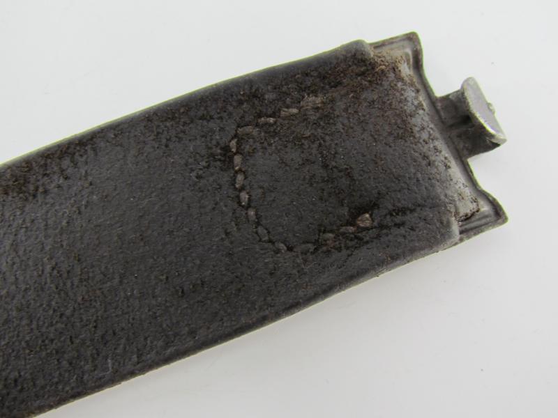 Wehrmacht Aluminum EM/NCO Police Buckle with Belt 1942