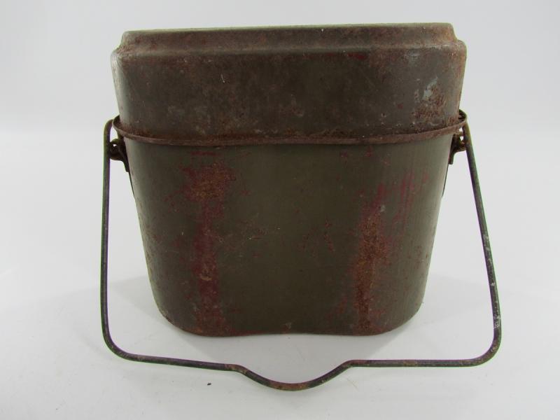 M42 Mid War Steel MESS KIT. (Kochgeschirr 31) marked