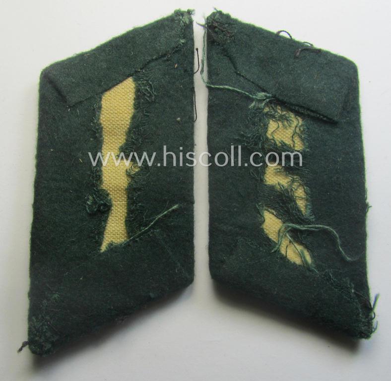 Pair of WH (Heeres) collar-tabs (ie. 'Kragenspiegel für Offiziere'): 'Offizier der Infanterie-Trpn.'