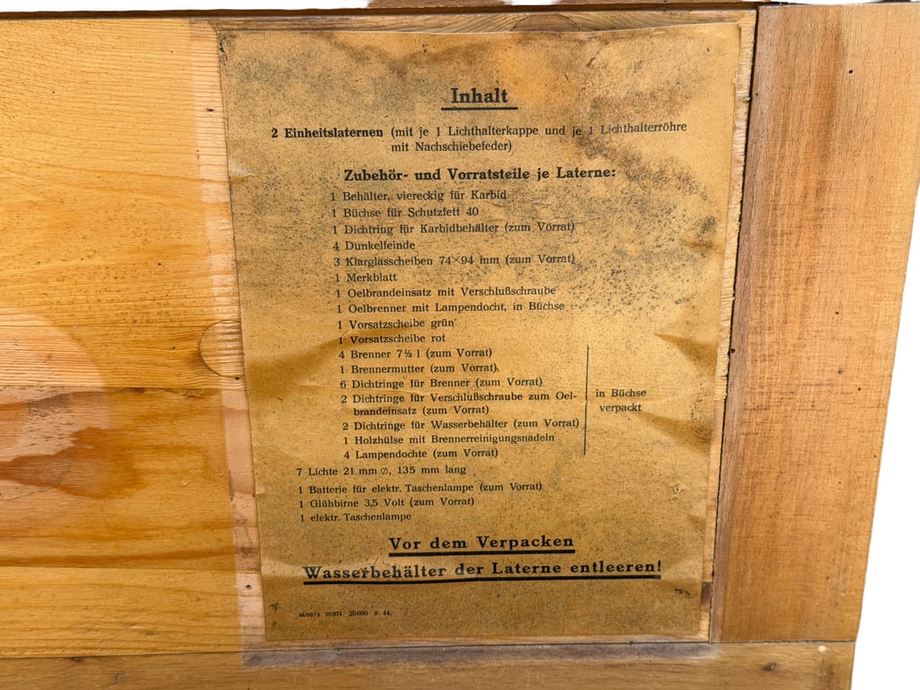 Lantern Storage Box 'Einheitslanterne 42