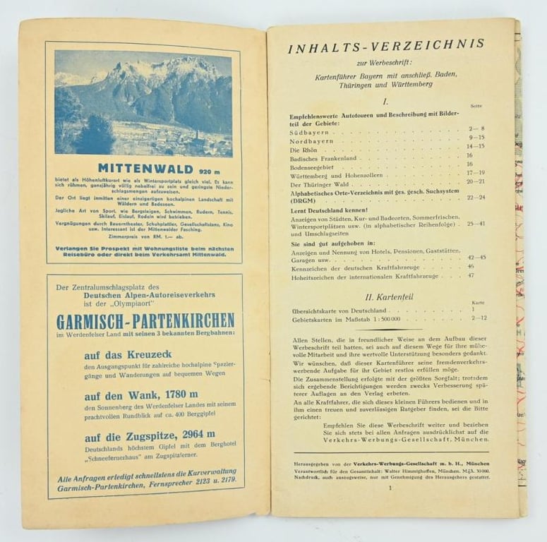 German Third Reich Era Roadmap of Bayern