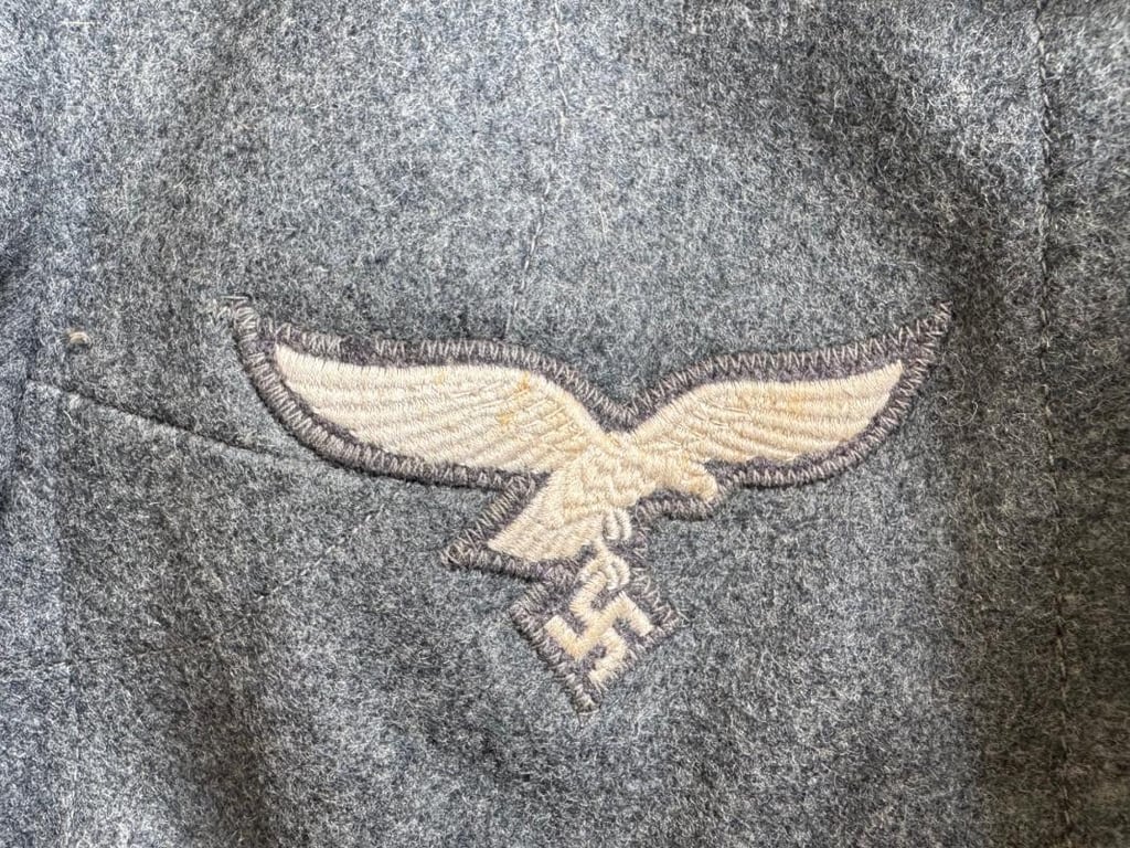 Luftwaffe Signals ( Nachrichten ) NCO Fliegerbluse with Afrika Cufftitle