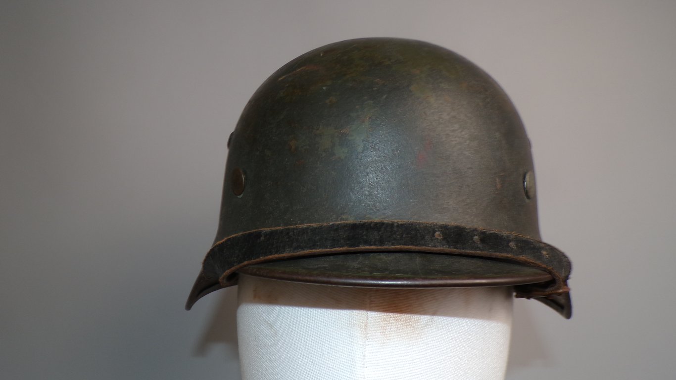 Rare small size DD M35 steel helmet