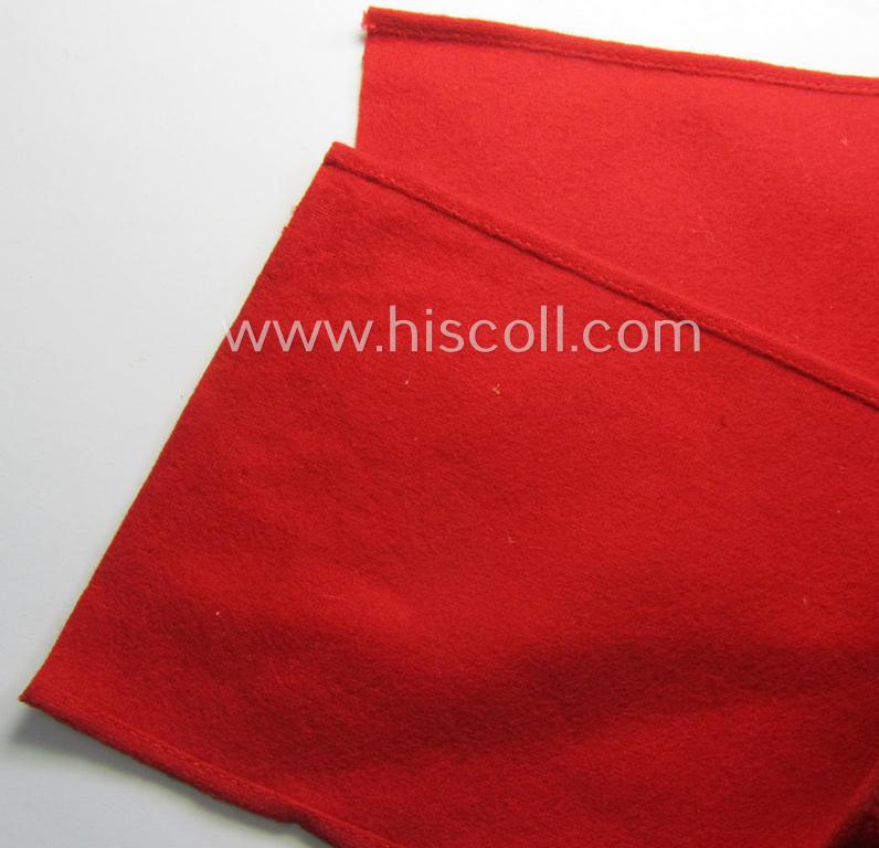 'Extra Qualität', N.S.D.A.P.-pattern, smooth-woolen-based swastika-armband (ie. 'Armbinde') that still retains its period 'RzM'-etiket