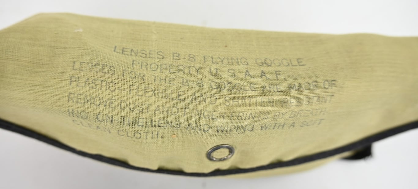 USAAF WW2 Type B-8 Flying Goggles in Box