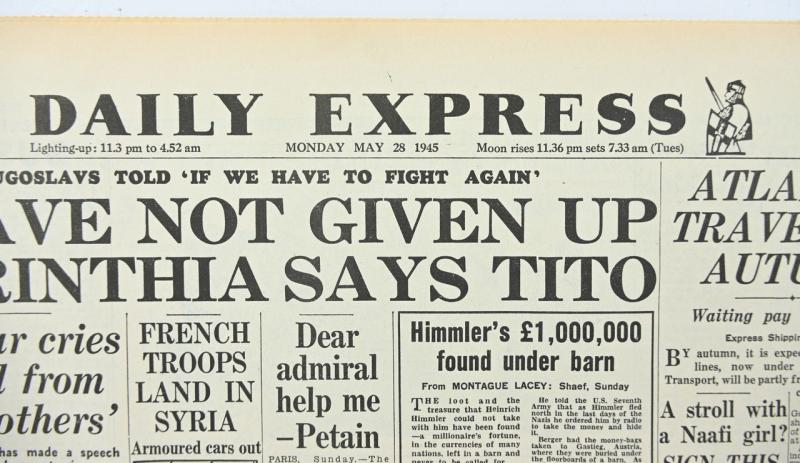 British WW2 Newspaper 'Daily Express'