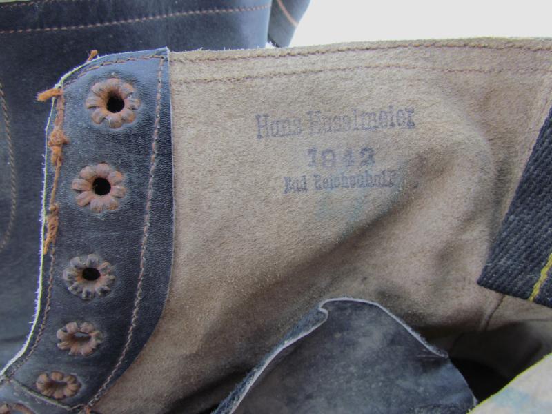 German Wartime M37 Style Dress Shoes ( 1942 )