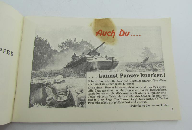 Tank destruction "Panzerknacker" soldiers manual