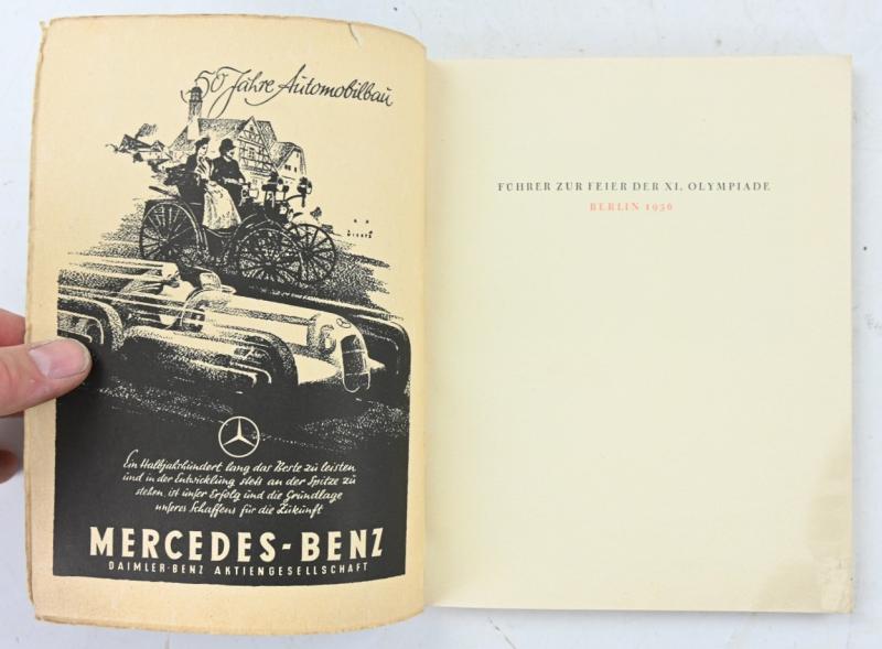 German Third Reich 1936 Olympics Programm Book