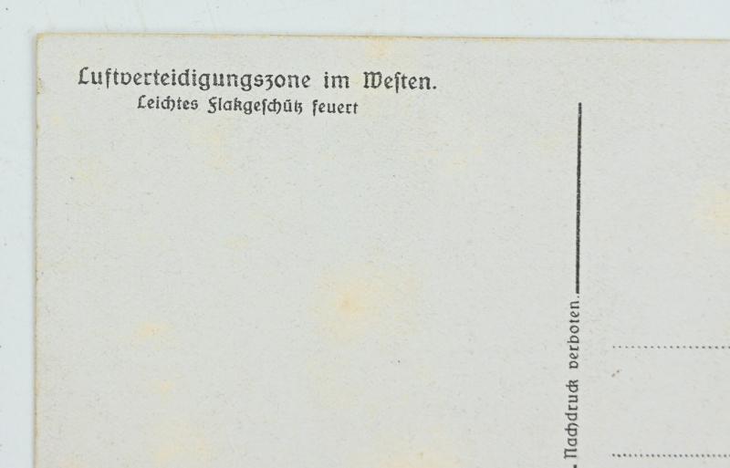 German LW Flak Postcard