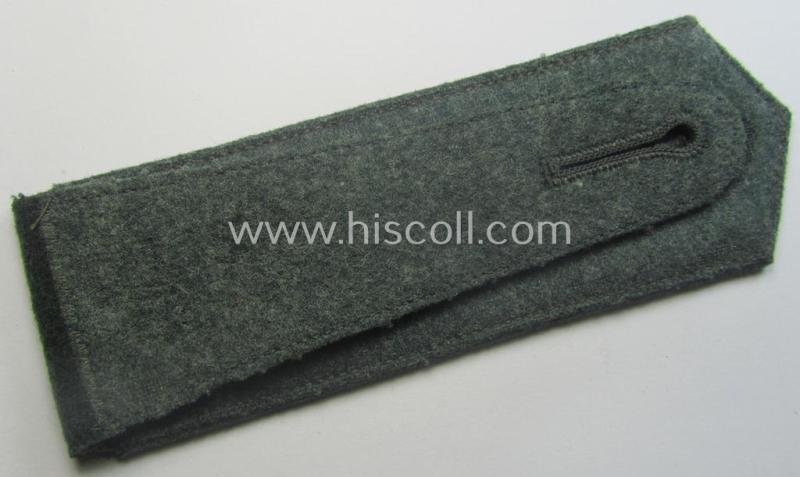 Single, WH (Heeres) EM-type (ie. 'M36-/M40'-pattern- and 'pointed styled-') 'cyphered' shoulderstrap as was intended for usage by a: 'Soldat des Gebirgsjäger-Rgts. 99'