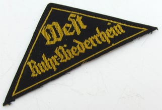 Hitler Youth Gebietsdreieck “West Ruhr-Niederrhein” with RZM Label