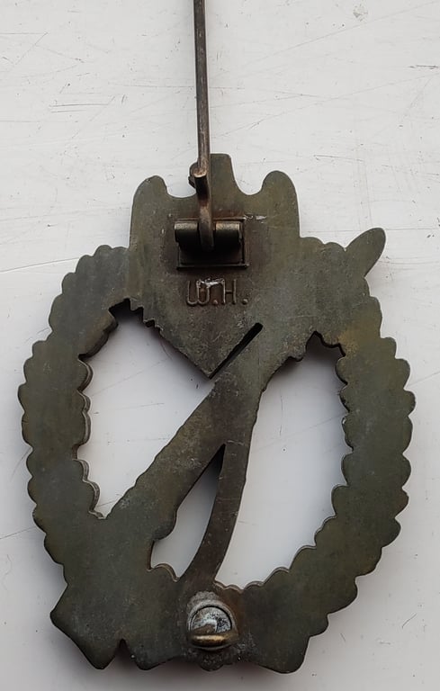 Wilhelm Hobacher Infantry Assault Badge bronze grade - Infanterie Sturmabzeichen