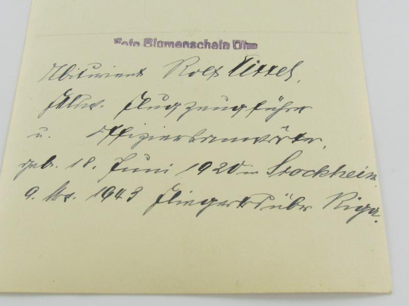 Portrait Photo of a Luftwaffe Pilot