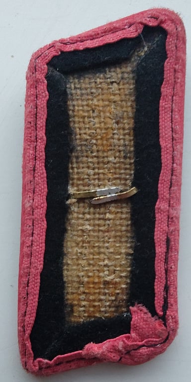 Wehrmacht Panzer wrap pink piped collar tabs