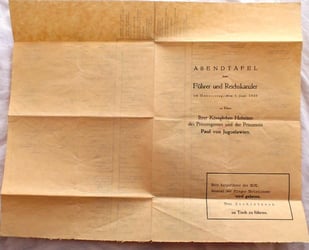 DINNER WITH HITLER JUNE 1939