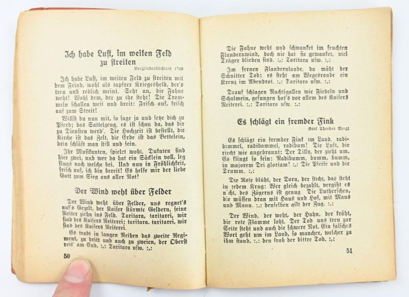 German HJ Songbook 'Uns geht die Sonne nicht unter'