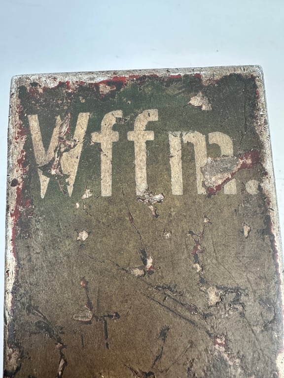 WW2 German Alu.Mg34 Camo "Waffenmst. Werkzeug" box 1940