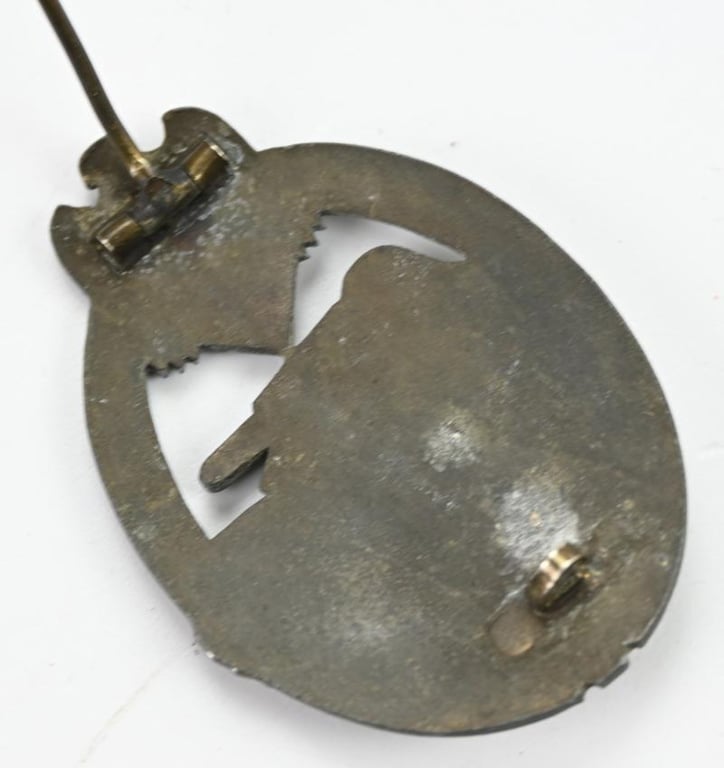 German Panzer Assault Badge in Silver