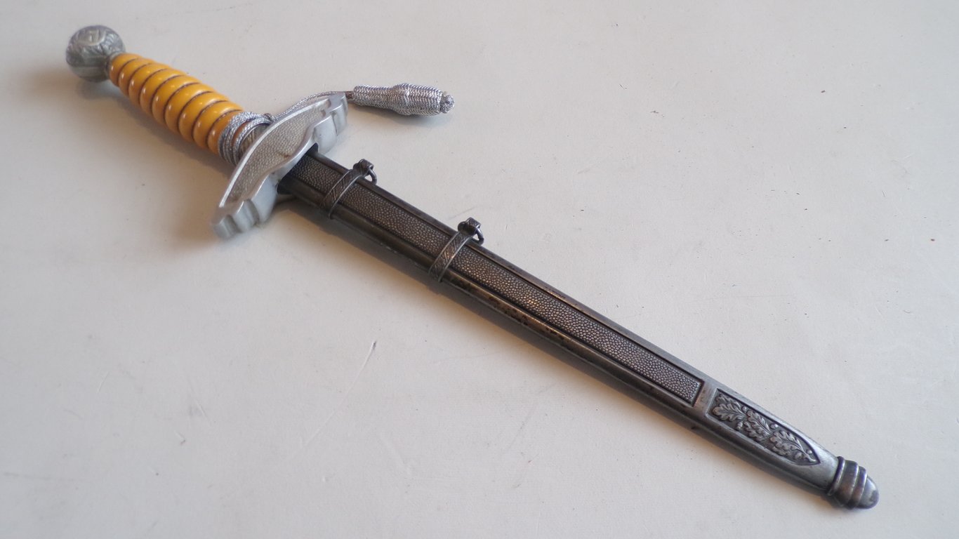 Rare Named Miniature 2nd Model Luftwaffe Dagger