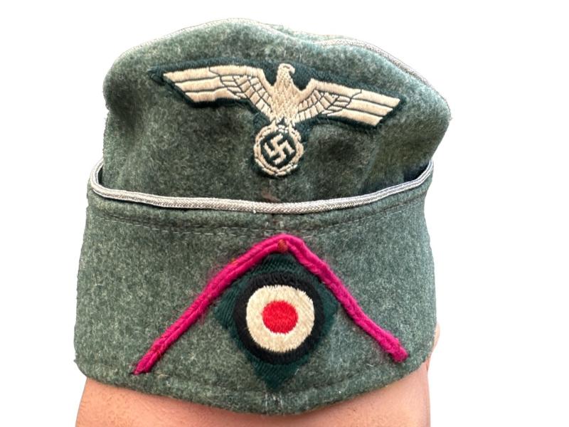 Wehrmacht Nebelwerfer Truppen (Smoke Troops) Officers Overseas Cap...Mint!